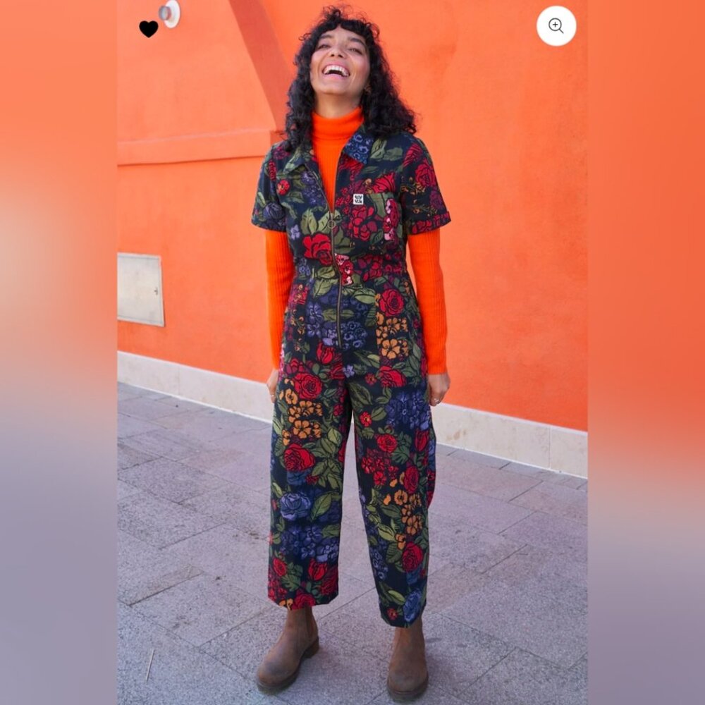 Lucy & Yak Maria Ragan jumpsuit fits US 14 READ DESCRIPTION